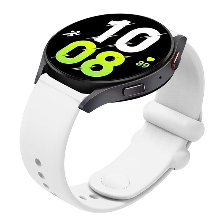 For Garmin Venu 3S / Forerunner 265S Watch Strap 18mm Silicone Replacement Watch Bands - White