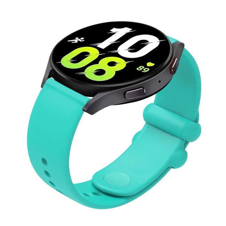 For Samsung Gear S3 / Huami Amazfit Pace Sport Band 22mm Waterproof Silicone Strap - Mint Green