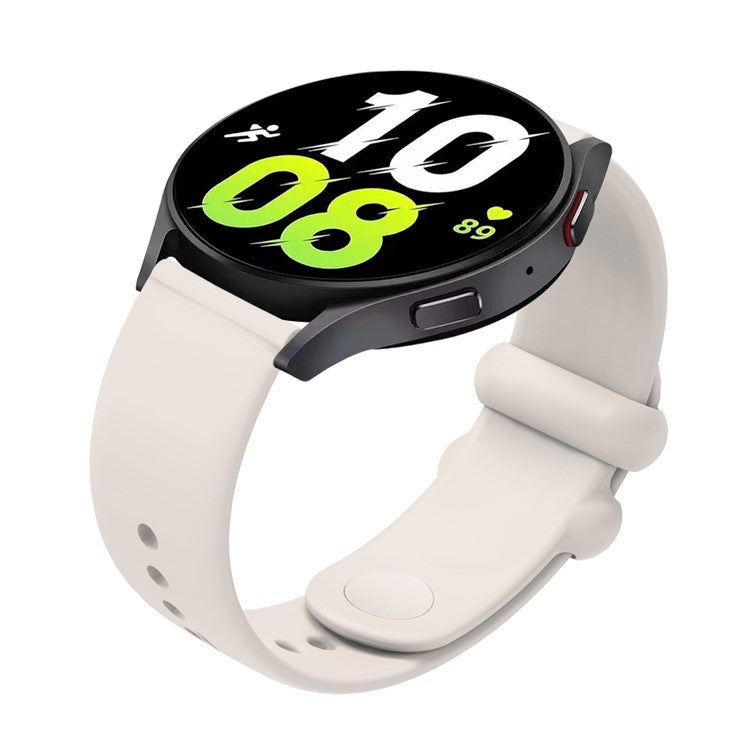 For Samsung Gear S3 / Huami Amazfit Pace Sport Band 22mm Waterproof Silicone Strap - Starlight