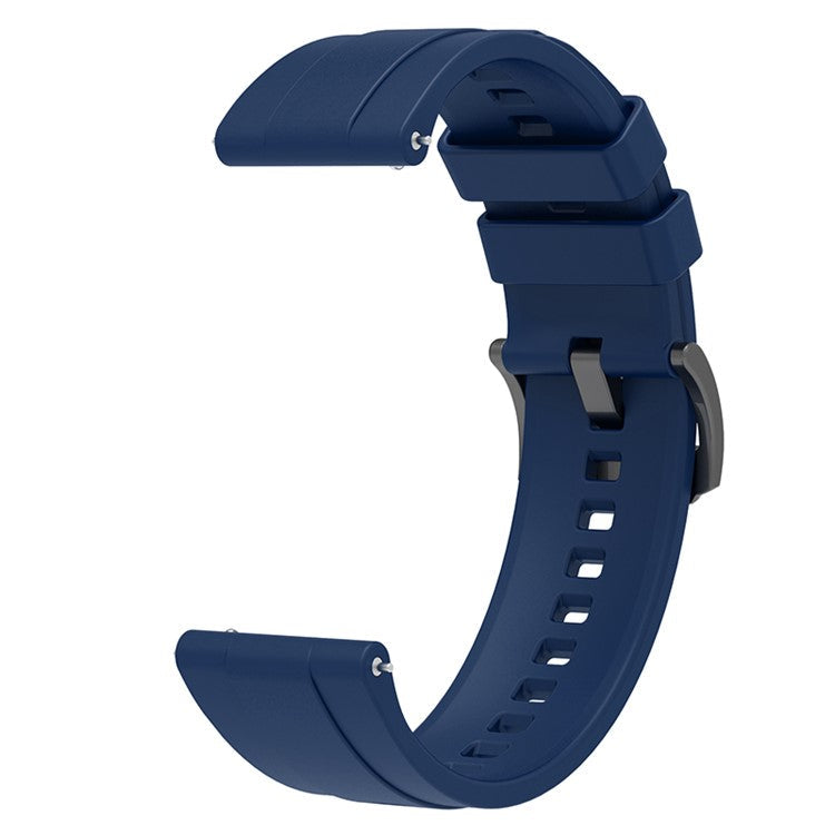 For Huawei Watch GT 4 46mm Smart Watch Band 22mm Silicone Strap Replacement - Navy Blue