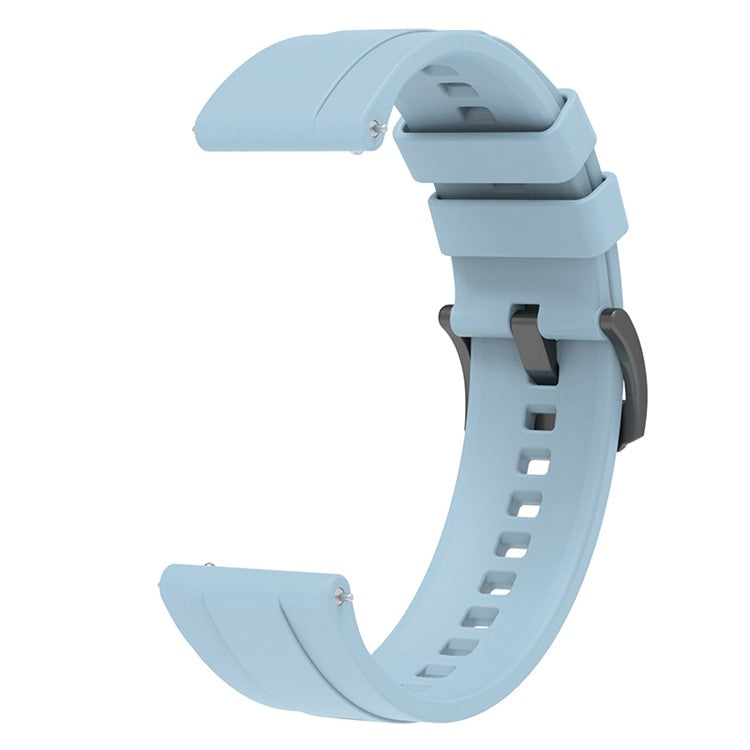 For Huawei Watch GT 4 46mm Smart Watch Band 22mm Silicone Strap Replacement - Baby Blue