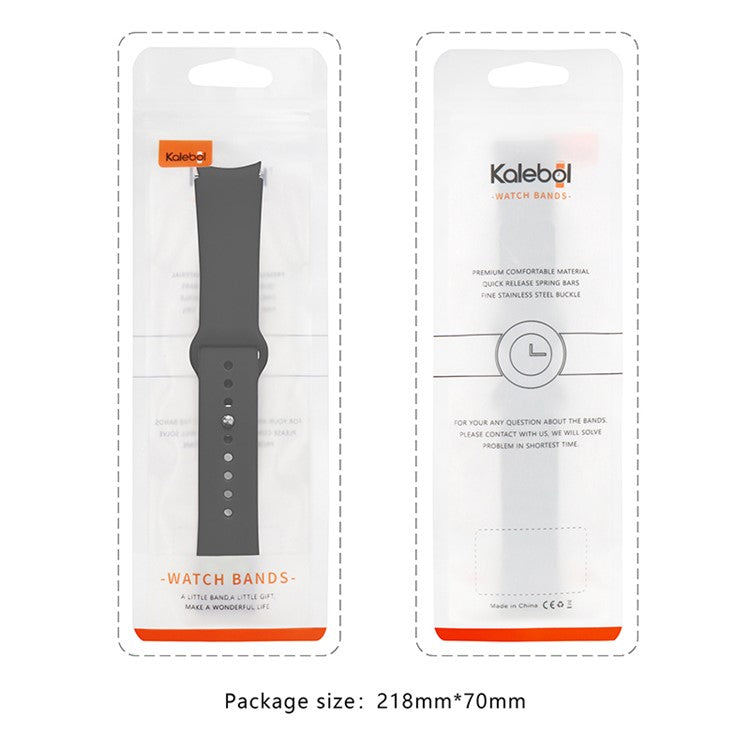 KALEBOL KLB-DKGJ-001 For Samsung Galaxy Watch FE 40mm / Watch6 / Watch6 Classic / Watch5 Silicone Watch Band Adjustable Strap - Pink