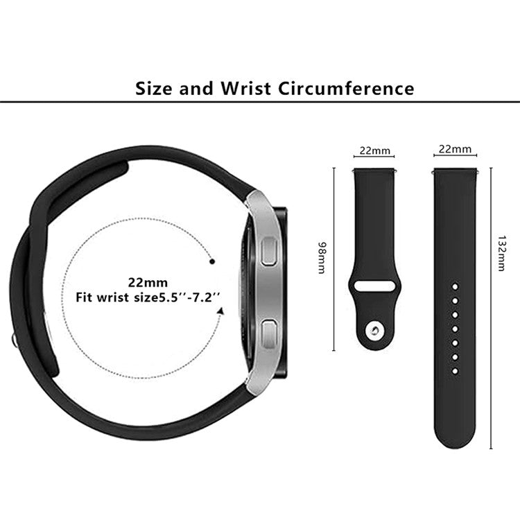 KALEBOL KLB-DKGJ-001 For Samsung Galaxy Watch3 45mm / Garmin Venu 3 Watch Strap 22mm Silicone Band - Lemon Yellow