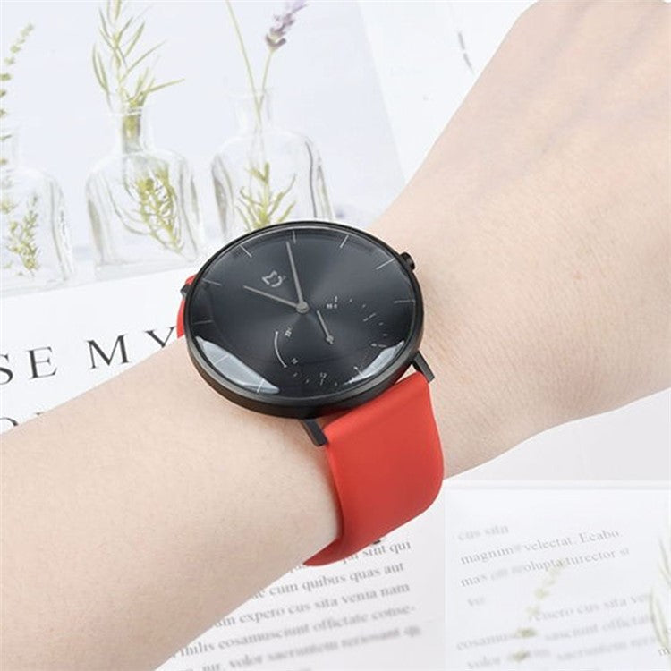 KALEBOL KLB-DKGJ-001 For Samsung Galaxy Watch3 45mm / Garmin Venu 3 Watch Strap 22mm Silicone Band - Red