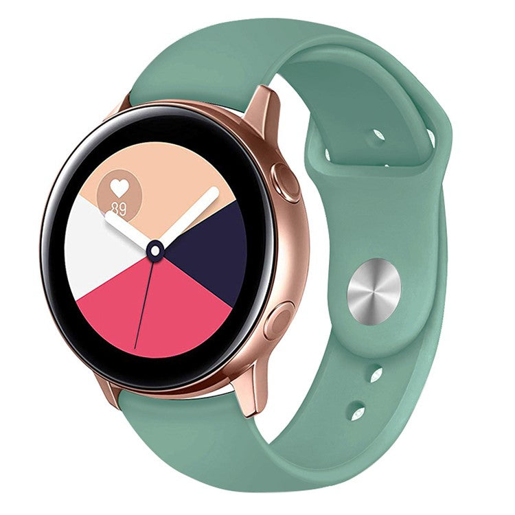 KALEBOL KLB-DKGJ-001 For Samsung Galaxy Watch3 45mm / Garmin Venu 3 Watch Strap 22mm Silicone Band - Cactus Green