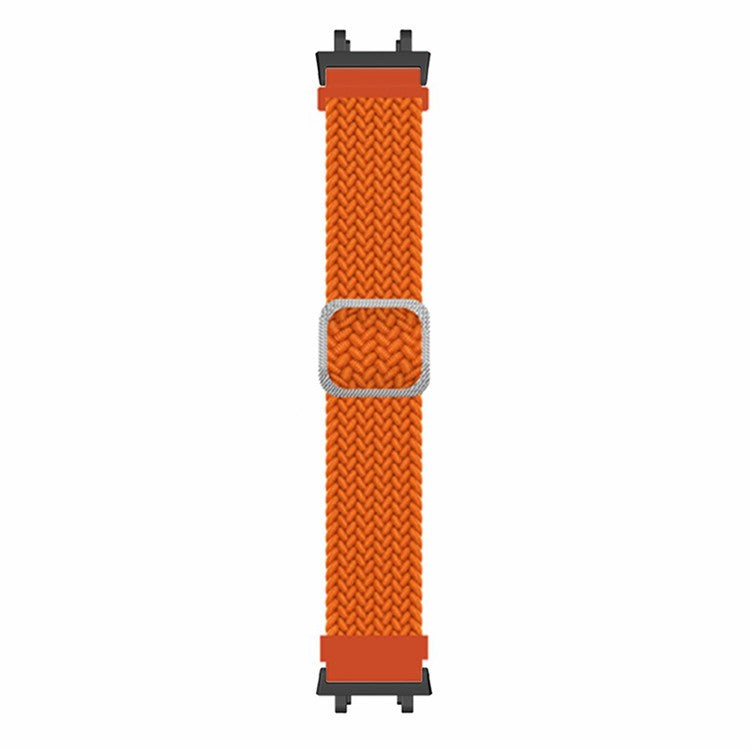 For Huami Amazfit Active Edge (A2212) Watch Band Braided Nylon Adjustable Straps - Orange