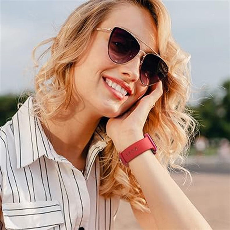 KALEBOL Watch Band for Apple Watch Series 10 42mm / 9 8 7 41mm / SE (2023) SE (2022) SE 6 5 4 40mm / 3 2 1 38mm Watch Band Replacement, Size: S / M - Black