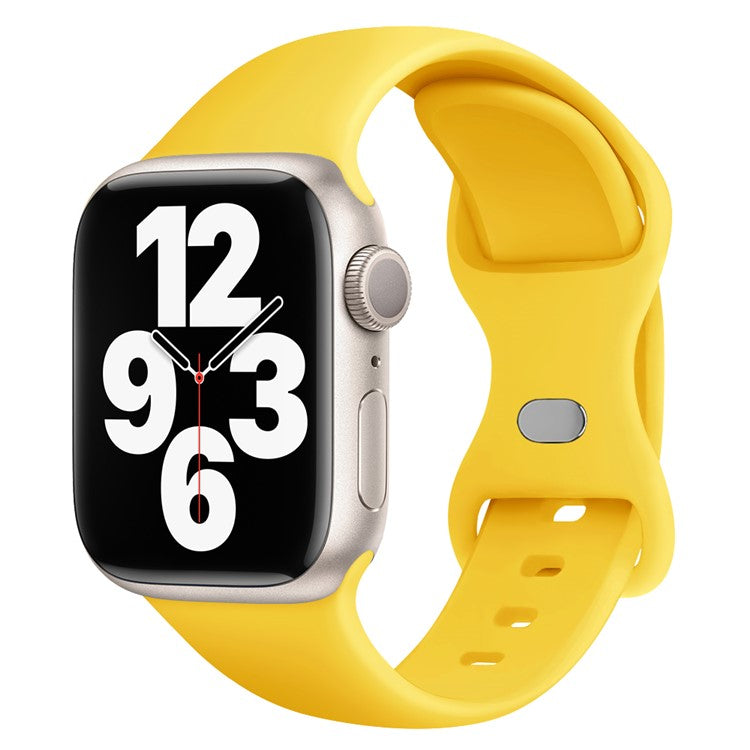 KALEBOL Watch Band for Apple Watch Series 10 42mm / 9 8 7 41mm / SE (2023) SE (2022) SE 6 5 4 40mm / 3 2 1 38mm Watch Band Replacement, Size: S / M - Yellow