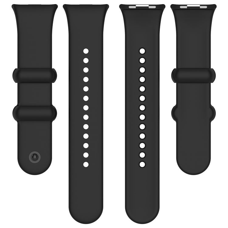 For Xiaomi Redmi Watch 4 / Smart Band 8 Pro Silicone Watch Band with Black Buckle - Green