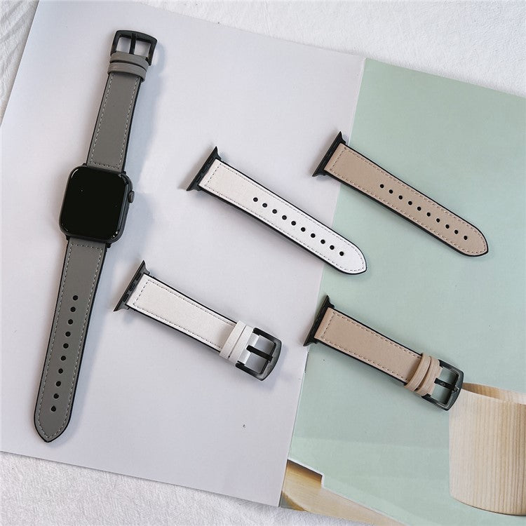 For Apple Watch 10 46mm / Ultra 2 / Ultra 49mm / 9 8 7 45mm / SE (2023) SE (2022) SE 6 5 4 44mm / 3 2 1 42mm Watch Band Silicone - Grey