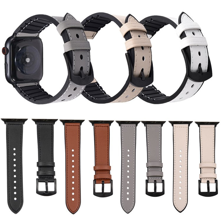 For Apple Watch 10 46mm / Ultra 2 / Ultra 49mm / 9 8 7 45mm / SE (2023) SE (2022) SE 6 5 4 44mm / 3 2 1 42mm Watch Band Silicone - Grey