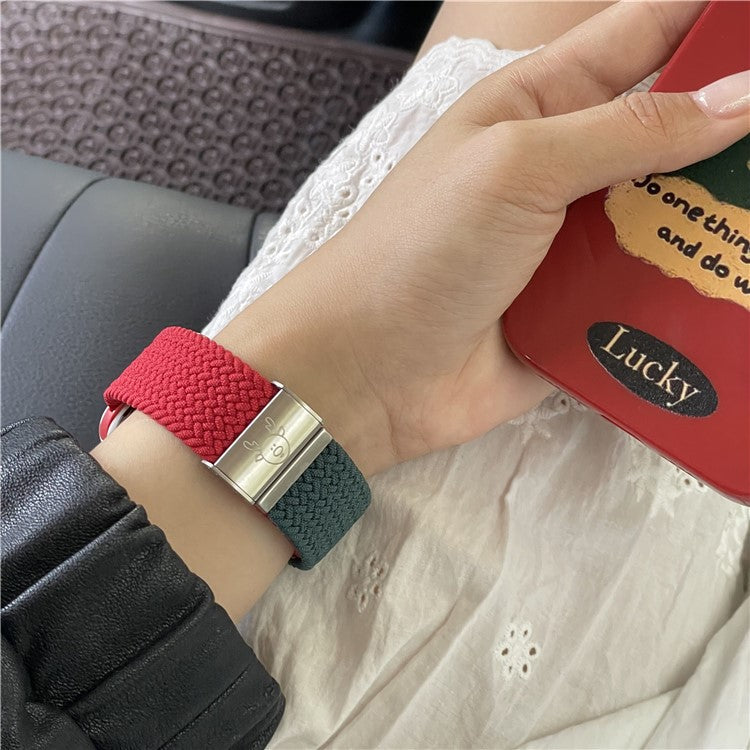 For Apple Watch Series 10 42mm / 9 8 7 41mm / SE (2023) SE (2022) SE 6 5 4 40mm / 3 2 1 38mm Nylon Watch Band - Multi-Color