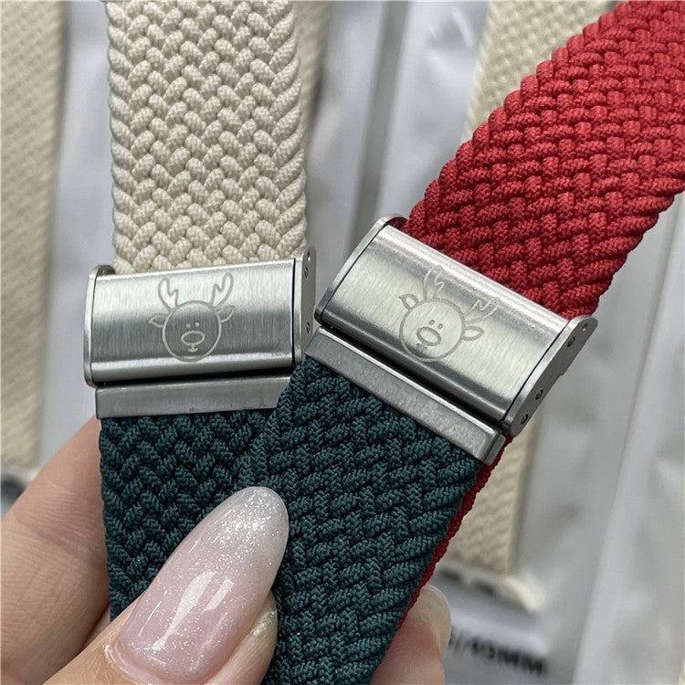 For Apple Watch Series 10 42mm / 9 8 7 41mm / SE (2023) SE (2022) SE 6 5 4 40mm / 3 2 1 38mm Nylon Watch Band - Multi-Color