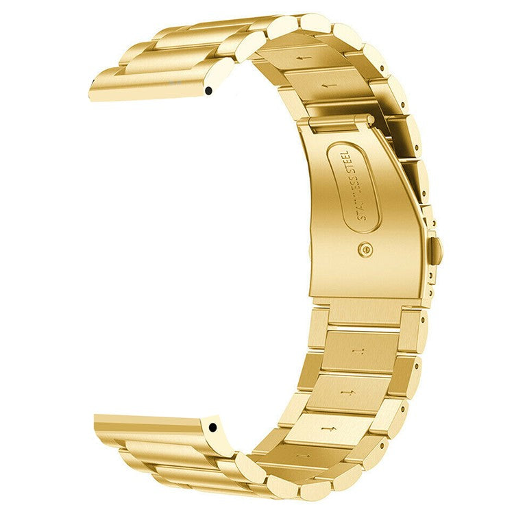 For Huawei Watch GT 4 46mm / GT 3 46mm / GT 3 SE / 4 / 4 Pro Wrist Band 316L Stainless Steel 22mm Watch Strap - Gold