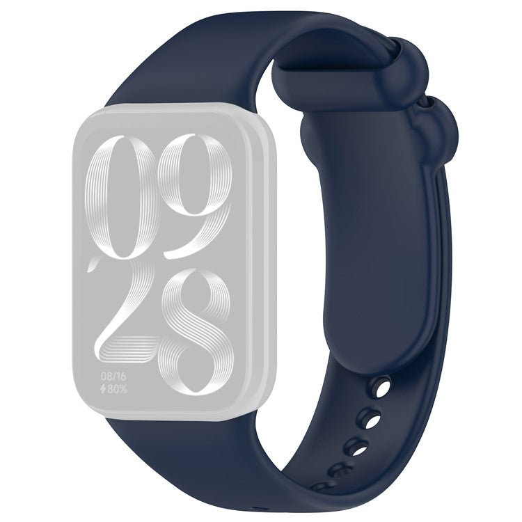 For Xiaomi Smart Band 8 Pro Watch Band Adjustable Silicone Strap Replacement - Midnight Blue