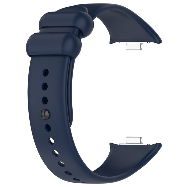 For Xiaomi Smart Band 8 Pro Watch Band Adjustable Silicone Strap Replacement - Midnight Blue