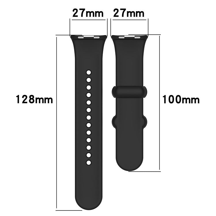 For Xiaomi Smart Band 8 Pro Watch Band Adjustable Silicone Strap Replacement - Midnight Blue