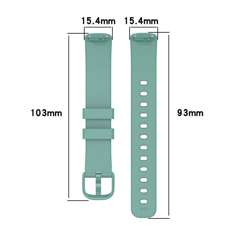For Fitbit Inspire 3 Silicone Watch Bands Soft Replacement Strap, Size: S - Red