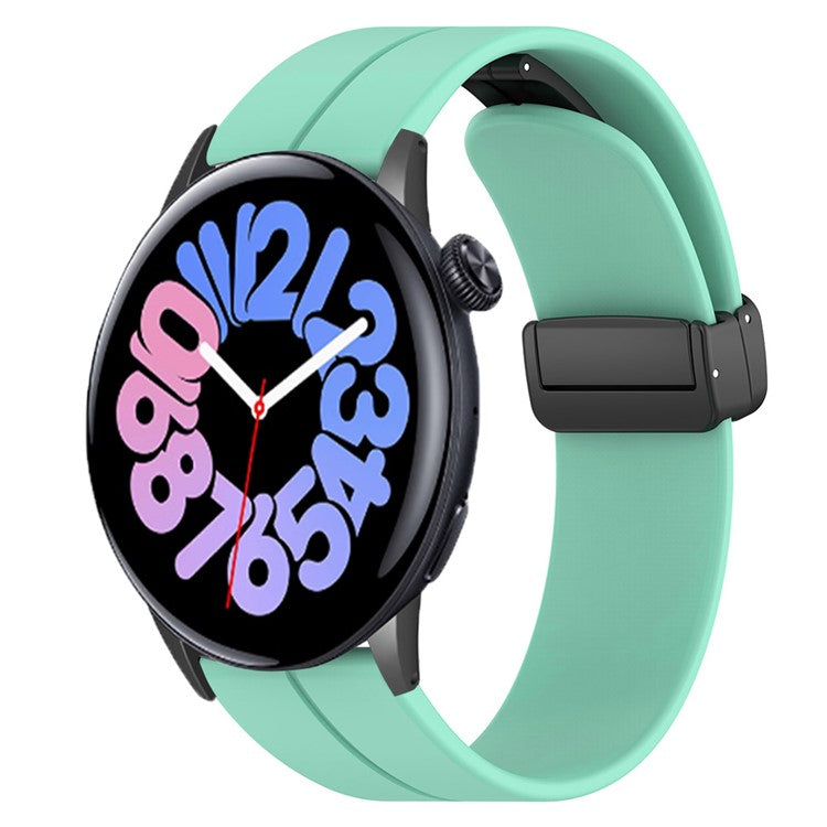 For vivo Watch 3 Band Silicone Sport Watch Straps with Folding Buckle - Mint Green