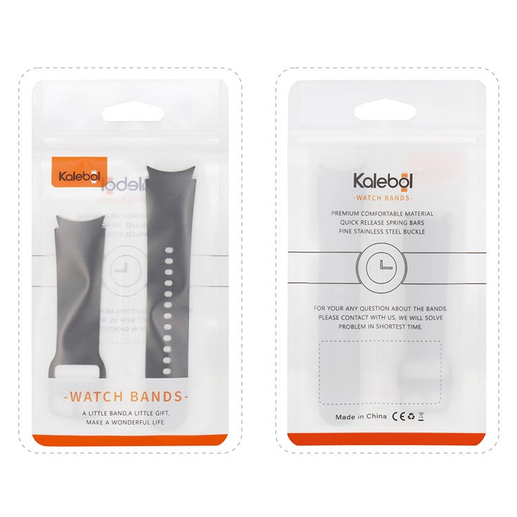 KALEBOL KLB-SSGJ-001 For Garmin Fenix 7X / 7X Pro Silicone Watch Band 26mm Strap Dual Color - Lime+Black