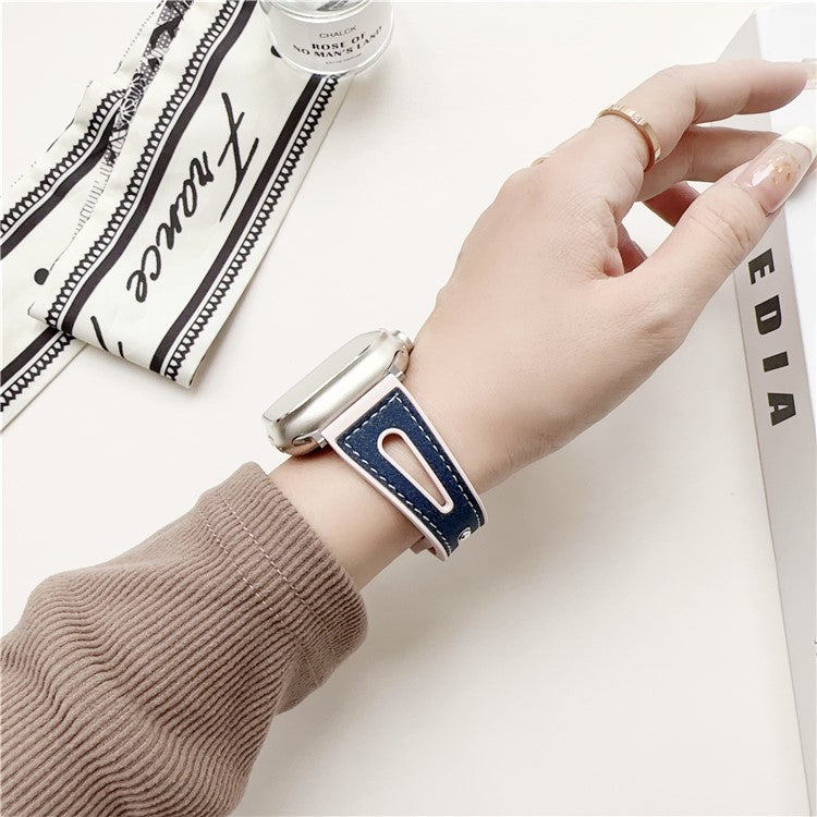 For Apple Watch 10 46mm / Ultra 2 / Ultra 49mm / 9 8 7 45mm / SE (2023) SE (2022) SE 6 5 4 44mm / 3 2 1 42mm Glitter Watch Strap - Hot Pink