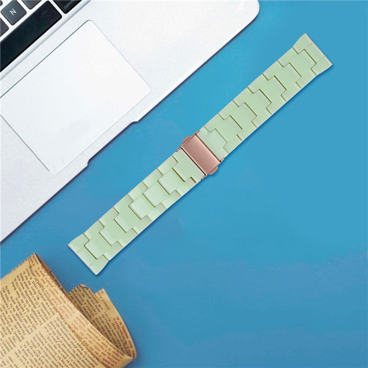 For Donerton P36 / P22 / P32 Replacement Watch Band Waterproof Resin Watch Strap - Avocado Green