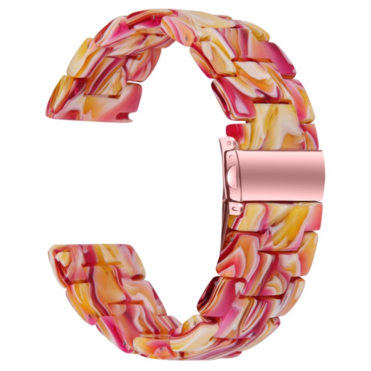 For AGPTEK LW31 Replacement Band Waterproof Resin Sports Watch Strap - Red