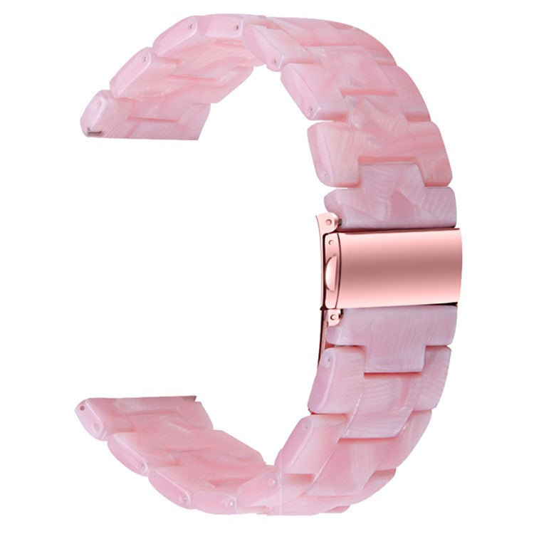 Resin Band for Popglory 1.4" P22 / 1.85" P66 Smart Watch Replacement Strap - Pearl Pink