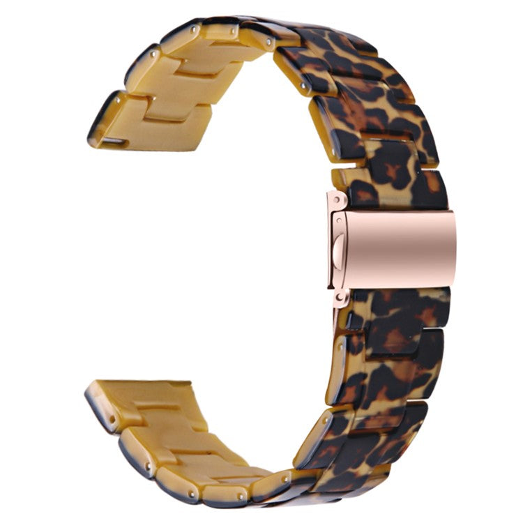 Replacement Band for KALINCO P22 Waterproof Resin Sports Watch Strap - Leopard Printed