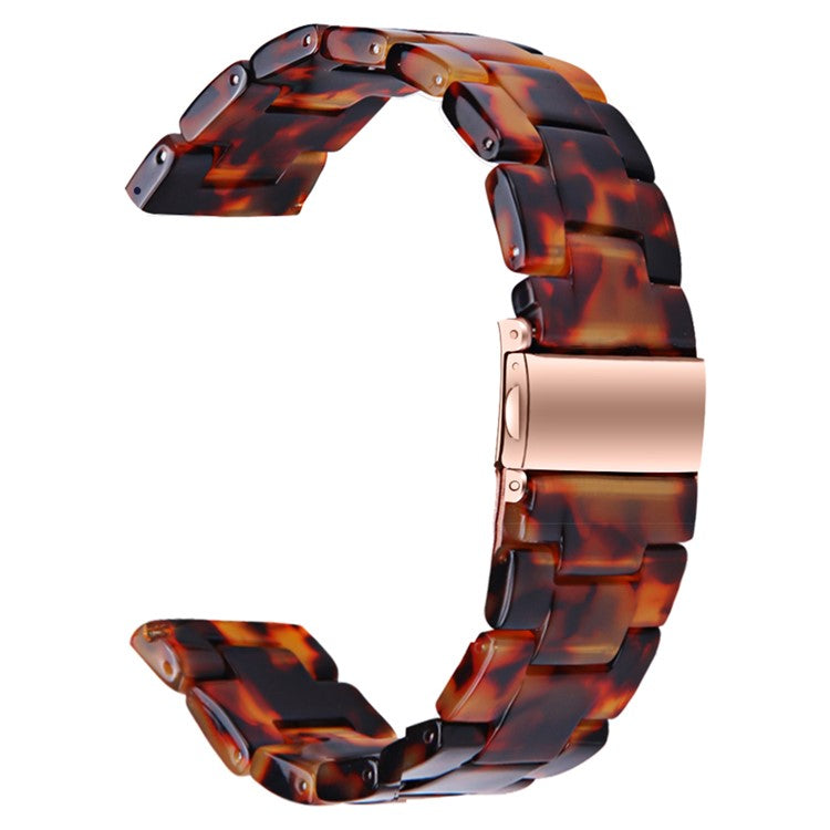 Replacement Band for KALINCO P22 Waterproof Resin Sports Watch Strap - Tortoiseshell Color