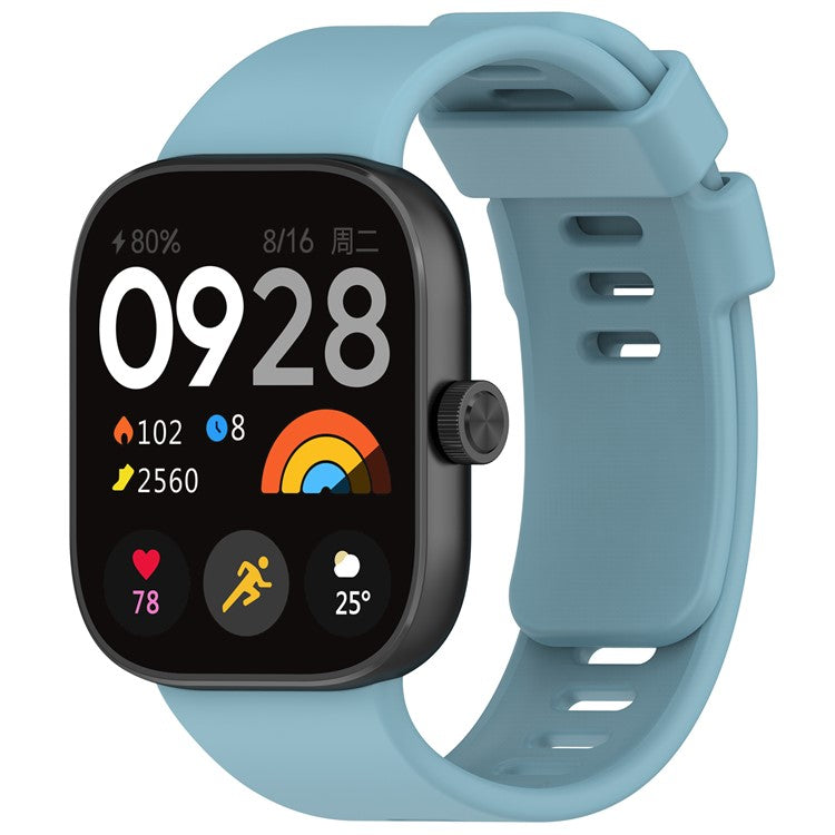 For Xiaomi Redmi Watch 4 / Smart Band 8 Pro Watch Band Silicone Strap Replacement - Blue