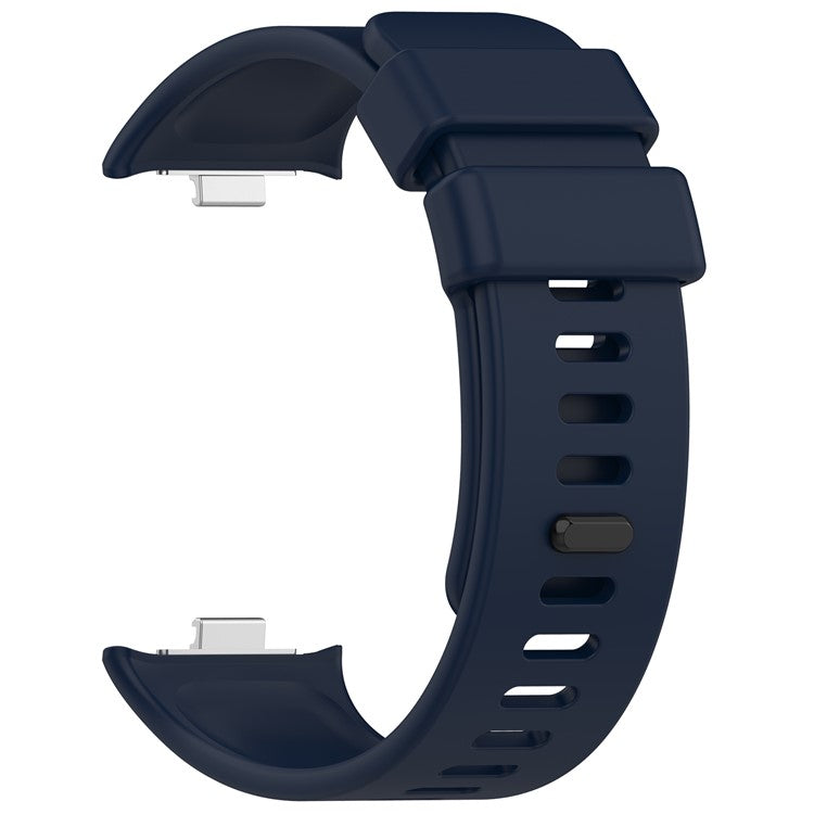 For Xiaomi Redmi Watch 4 / Smart Band 8 Pro Watch Band Silicone Strap Replacement - Ink Blue