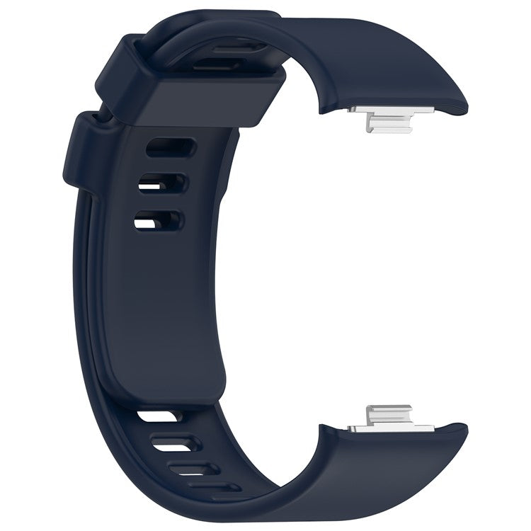 For Xiaomi Redmi Watch 4 / Smart Band 8 Pro Watch Band Silicone Strap Replacement - Ink Blue