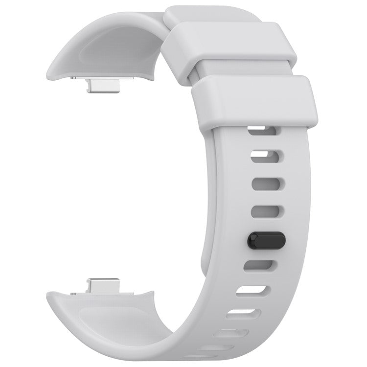 For Xiaomi Redmi Watch 4 / Smart Band 8 Pro Watch Band Silicone Strap Replacement - Grey
