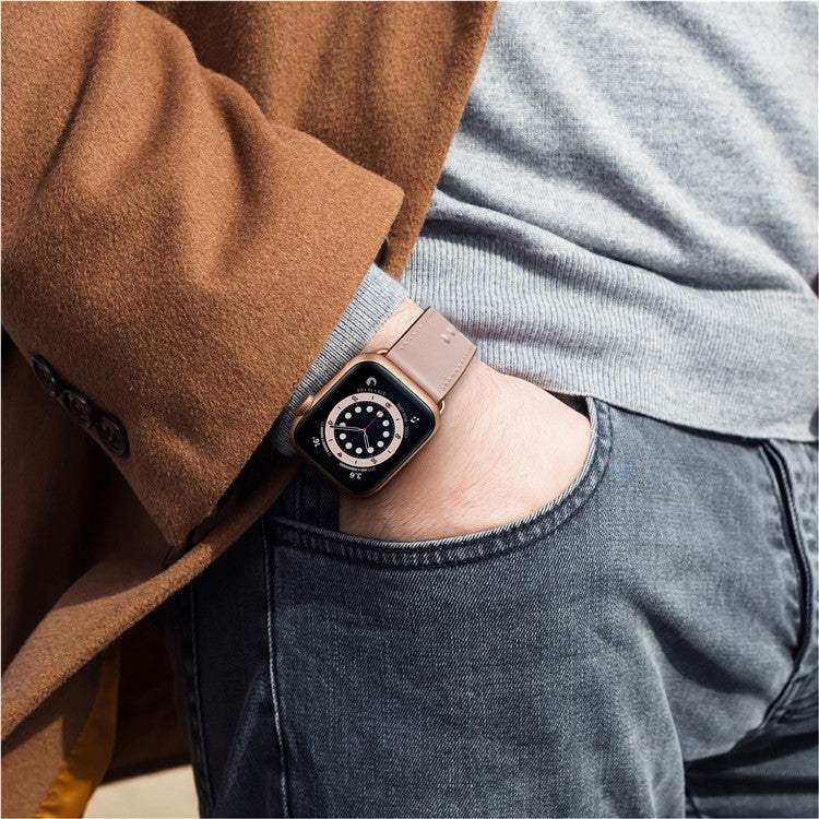 For Apple Watch Series 10 42mm / 9 8 7 41mm / SE (2023) SE (2022) SE 6 5 4 40mm / 3 2 1 38mm Wrist Strap - Pink