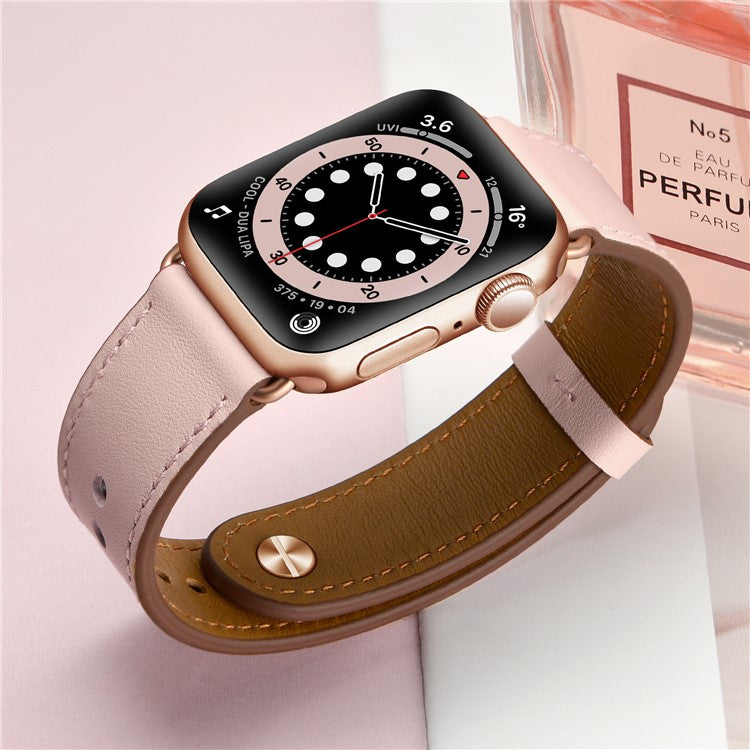 For Apple Watch Series 10 42mm / 9 8 7 41mm / SE (2023) SE (2022) SE 6 5 4 40mm / 3 2 1 38mm Wrist Strap - Pink