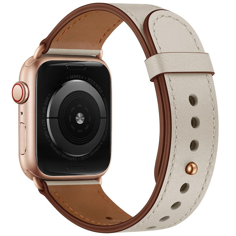 For Apple Watch 10 46mm / Ultra 2 / Ultra 49mm / 9 8 7 45mm / SE (2023) SE (2022) SE 6 5 4 44mm / 3 2 1 42mm Watch Band Strap - Beige