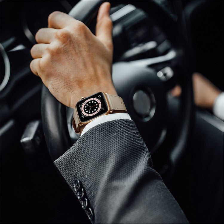 For Apple Watch 10 46mm / Ultra 2 / Ultra 49mm / 9 8 7 45mm / SE (2023) SE (2022) SE 6 5 4 44mm / 3 2 1 42mm Watch Band Strap - Beige