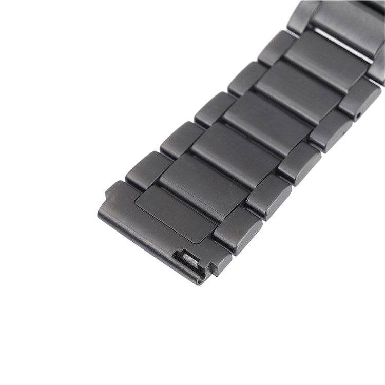 For Huawei Watch GT 4 46mm / Watch 4 / Watch 4 Pro 22mm Stainless Steel Band Folding Buckle Watch Strap - Grey