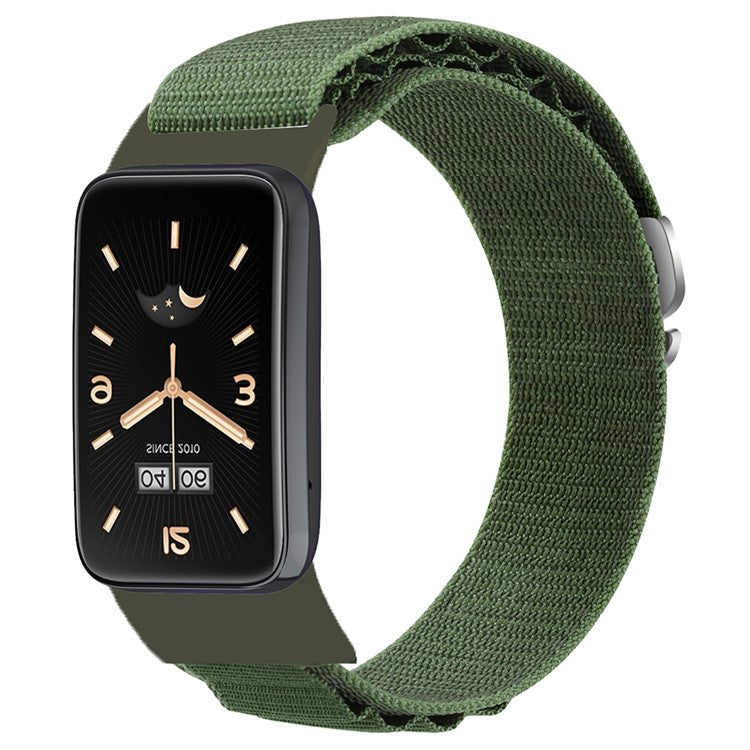 KALEBOL KLB-GSNL-001 for Xiaomi Mi Band 7 Pro Nylon Straps Soft Replacement Watch Band - Green
