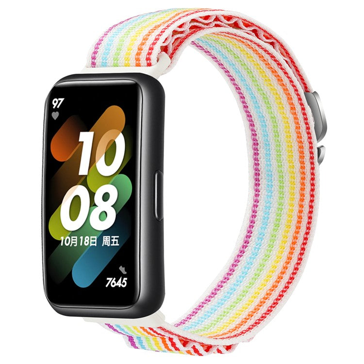 KALEBOL KLB-GSNL-001 for Huawei Band 7 Wrist Band Adjustable Nylon Breathable Straps - Multi-color