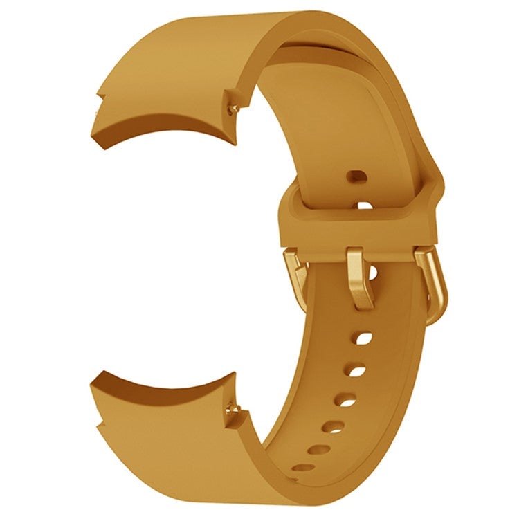 KALEBOL For Samsung Galaxy Watch FE 40mm / Watch4 / Watch 5 / Watch6 Silicone Watch Bands Waterproof Soft Strap - Yellow