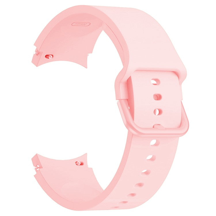 KALEBOL For Samsung Galaxy Watch FE 40mm / Watch4 / Watch 5 / Watch6 Silicone Watch Bands Waterproof Soft Strap - Soft Pink