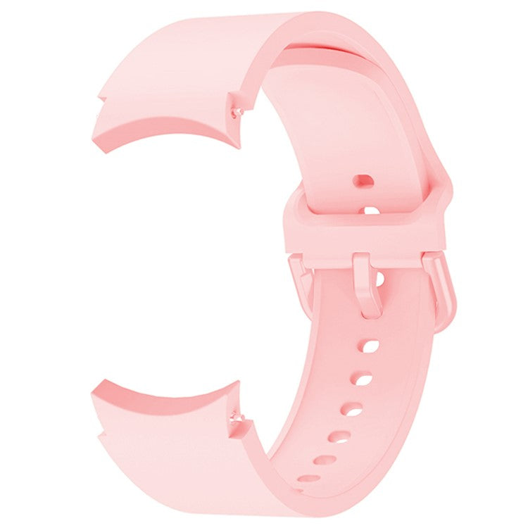 KALEBOL For Samsung Galaxy Watch FE 40mm / Watch4 / Watch 5 / Watch6 Silicone Watch Bands Waterproof Soft Strap - Soft Pink