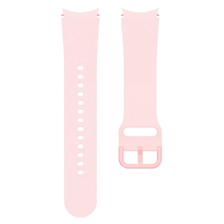 KALEBOL For Samsung Galaxy Watch FE 40mm / Watch4 / Watch 5 / Watch6 Silicone Watch Bands Waterproof Soft Strap - Soft Pink