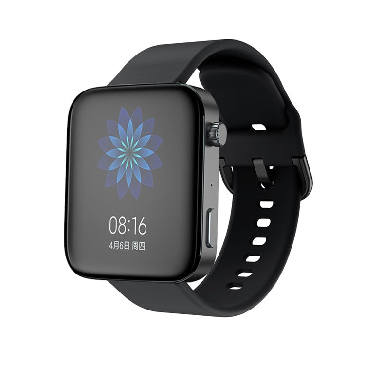 KALEBOL KLB-SXKGJ-001 18mm Universal Smartwatch Strap Silicone Replacement Wrist Band - Black