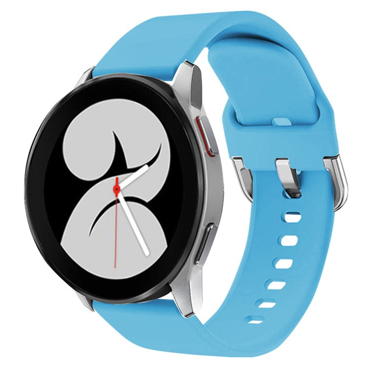 KALEBOL KLB-SXKGJ-001 18mm Universal Smartwatch Strap Silicone Replacement Wrist Band - Blue