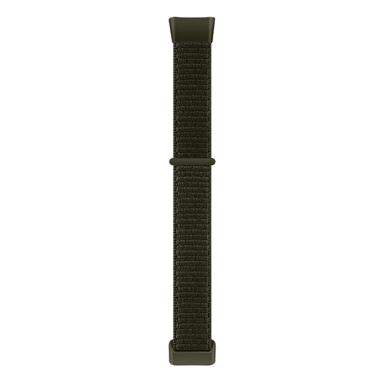 KALEBOL KLB-NLHH-001 For Fitbit Charge 5 / 6 Nylon Watchband Loop Fastener Wrist Strap - Army Green