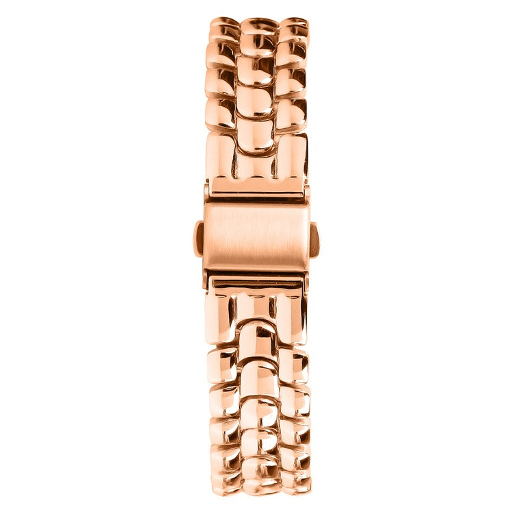 For Xiaomi Redmi Watch 4 Slim Metal Watch Band Strap with Rhinestone - Rose Gold