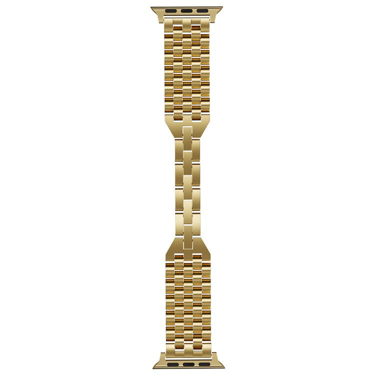 For Apple Watch Series 10 42mm / 9 8 7 41mm / SE (2023) SE (2022) SE 6 5 4 40mm / 3 2 1 38mm Metal Watchband - Gold